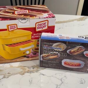 Hot Dog Steamer and Serving Set - Yellow